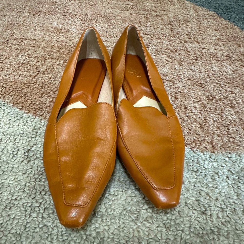 Franco Sarto Balica Flat in Cognac Size 7.5 - Picture 2 of 5